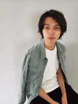 メンズミディアムウルフ