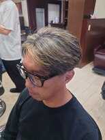 グルーマーズトウキョウ(GROOMER/S TOKYO)&nbsp;神保町スペインカールブルーブラックメンズスパイキーショート