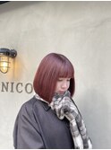 切りっぱなしボブ