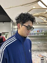 ゼスト 八王子店(ZEST)&nbsp;【メンズパーマ】スパイキーショート×ピンパーマ