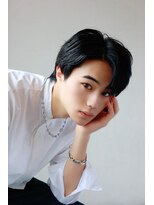 ソイクフ 四条大宮店(SOY-KUFU)&nbsp;アッシュブラックマッシュパーマウルフカルマパーマ