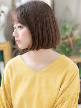 カバーヘア ブリス 志木南口駅前店(COVER HAIR bliss) ★シルキーベージュステップボーンカット小顔ボブ20代30代代★10