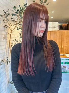 アンドファイン ヘアビューティー(＆Fine hair beauty) レッドブラウンカラー