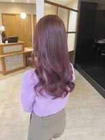 チェレ オレ 新金岡店(Chere ore) 甘い雰囲気のピンクラベンダーベージュ×髪質改善カラー