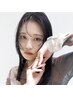 【ご新規様・人気No,1】カット + 透明感カラー + ベーストリートメント