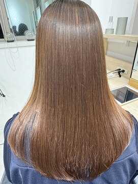 エヌ 北千住(N) ハイトーンアッシュカラー×髪質改善トリートメント