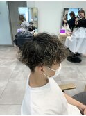 メンズ波巻きパーマ