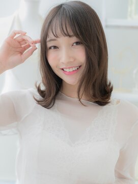 モッズヘア 越谷(mod's hair) 大人かわいいシースルーバングバレイヤージュh3越谷20代30代40代