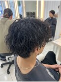 波巻きスパイラルパーマシャドウパーマツイストスパイラルパーマ