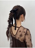 お呼ばれヘア