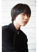 マッシュショート×黒髪