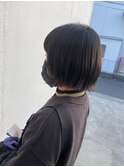 ショートボブ×ナチュラルブラック☆
