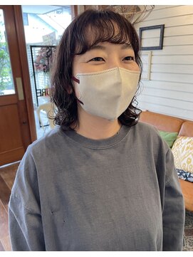 リリー(Lily) ゆるふわミディアムウルフ/Lily野田