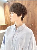 大人マッシュショート/丸みショート/ショートヘア/30代40代50代