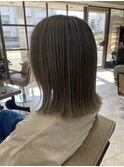 切りっぱなしボブ