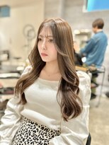 アクション 心斎橋店(ACTION)&nbsp;20代30代韓国ヘア　透明感カラー　オリーブベージュ