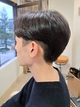ヘアデザイニング ズーム 飯田橋店(hairdesigning Zoom) 20代30代40代:前髪長めツーブロック