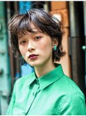 ■ハイライトカラーマッシュショートウルフたまプラーザ6-9