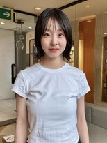 レクタ(recta)&nbsp;外ハネボブ シースルーバング 韓国風