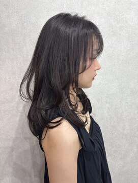 エイム(AiM) レイヤーカット/ハイレイヤー/ブルーブラック/透明感カラー