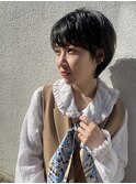 黒髪で小顔☆タイトショートボブ☆