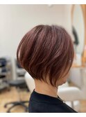 前下がりショートボブ
