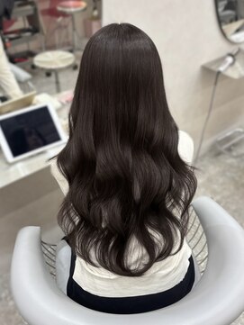 ラルムバイシー 新宿(LARME by Sea) 艶ダークチョコカラー×韓国巻き