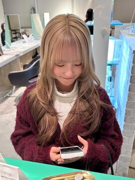 ホワイトミルクティー/レイヤーカット