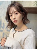 20代30代お洒落☆レイヤーカットハッシュカットボブ