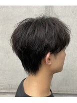 オーシャントーキョー ホワイト 原宿(OCEAN TOKYO WHITE)&nbsp;暗めカラー無造作マッシュウルフカット