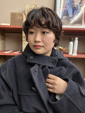 フェンヘアーアイス 中目黒(Fen.hair ici) 小顔パーマ◎ショートマッシュヘア×ニュアンスパーマ