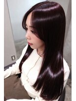 ジーナ 福岡藤崎(Zina)&nbsp;艶髪　暖色　ワインレッド