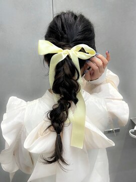 オニキス 原宿(ONYX) a106ヘアセット結婚式アレンジお呼ばれヘアセットパーティーヘア