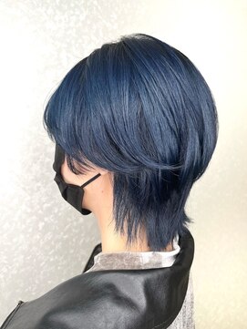 美容室 ハルミ ヘア リゾート 川口店(Harumi Hair Resort) 前髪/アンブレラカラー/こなれミディ/イメチェン/ウェーブパーマ