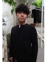 ソーレ(sole)&nbsp;シャドウパーマ　マッシュ　スパイラルパーマ