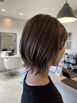 ヴィフ ヘアアンドデザイン(Vif hair&design) 短めミディアムレイヤーウルフ×ダークグレージュ