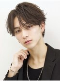 ニュアンスアップバングショート毛流れショートウルフ