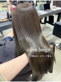 オリーブベージュ オリーブカラー　オリーブグレージュ