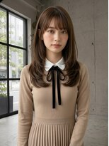 ヘアーサロン 6(hair salon)&nbsp;韓国風くびれレイヤーロング