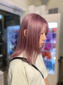 フラミンゴバイカーニバル 江古田(Flamingo by carnival) ケアブリーチペールピンク