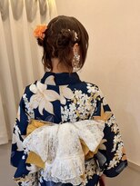 ヘアアレンジメント ボガスティーズ 溝の口店(Hair arrangement Vogusty's)&nbsp;浴衣×クラゲヘアで最旬アレンジ 花火大会にも/隅田川花火大会