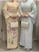 銀座訪問着レンタル　銀座訪問着着付け　銀座訪問着持込み