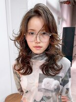 アルバム 銀座(ALBUM GINZA) セミロングブラウンレイヤー_ba593161
