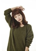 肩で弾む大人可愛いロブ