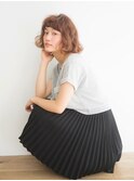 【LONESS】小顔にみえる☆触りたくなる可愛さのふんわりボブ
