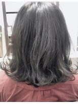 ヘアーアンドアトリエ マール(Hair&Atelier Marl) 【Marl外国人風スタイル】グレージュカラーの外ハネボブ