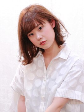 ワームス(warmth) 【warmth(大槻)】切りっぱなし外跳ねスタイル