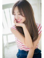 モッズ ヘア 福岡百道浜店(mod's hair) うざバングのナチュモテ♪ロングb