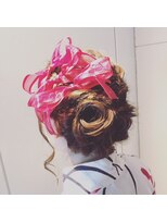 パピヨンロゼ(Papillon Rose) 浴衣、着物アップスタイル