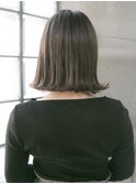 切りっぱなしボブでオシャレヘア